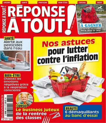 Réponse À Tout N°387 – Septembre 2022 [Magazines]