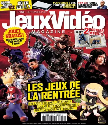 Jeux Vidéo Magazine N°260 – Septembre 2022  [Magazines]