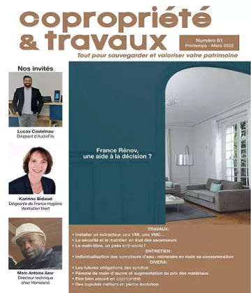 Copropriété et Travaux N°61 – Printemps 2022  [Magazines]