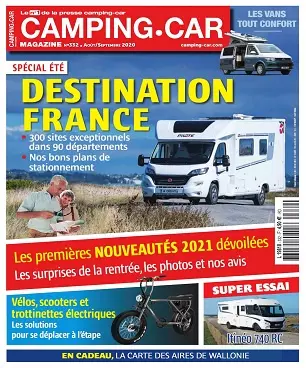 Camping-Car Magazine N°332 – Août-Septembre 2020 [Magazines]