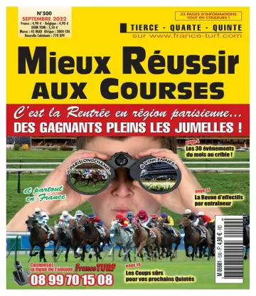 Mieux Réussir aux Courses N°500 – Septembre 2022  [Magazines]