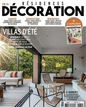 Résidences Décoration N°170 – Juin-Juillet 2023  [Magazines]