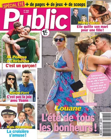 Public N°840 Du 16 Août 2019 [Magazines]