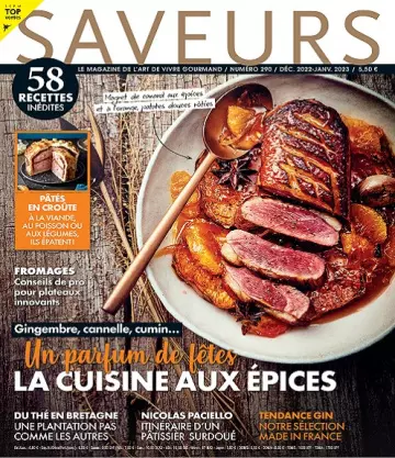 Saveurs N°290 – Décembre 2022-Janvier 2023 [Magazines]