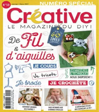 Créative N°50 – Janvier-Mars 2021 [Magazines]