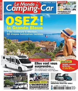 Le Monde du Camping-Car N°324 – Août-Septembre 2020  [Magazines]