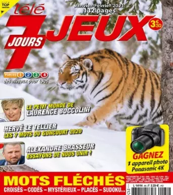 Télé 7 Jours Jeux N°88 – Janvier-Février 2021  [Magazines]