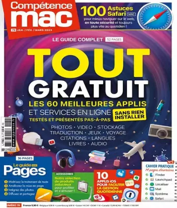 Compétence Mac N°79 – Janvier-Mars 2023  [Magazines]