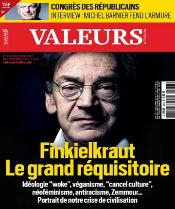 Valeurs Actuelles N°4435 Du 25 Novembre 2021 [Magazines]