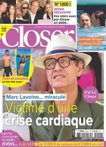 Closer France N.1000 - 9 Août 2024 [Magazines]