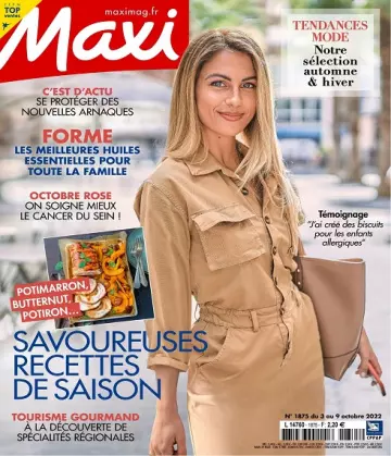 Maxi N°1875 Du 3 au 9 Octobre 2022 [Magazines]