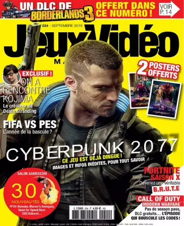 Jeux Vidéo Magazine N°224 – Septembre 2019 [Magazines]