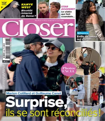 Closer N°908 Du 4 au 10 Novembre 2022 [Magazines]