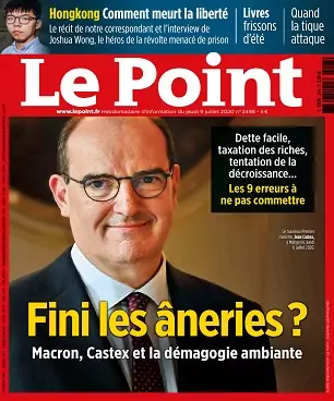 Le Point N°2498 Du 9 au 15 Juillet 2020  [Magazines]