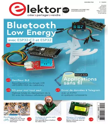 Elektor N°497 – Septembre-Octobre 2022 [Magazines]