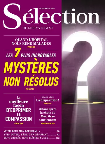 Sélection Reader’s Digest France - Novembre 2019 [Magazines]