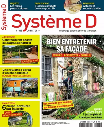 Système D N°882 – Juillet 2019 [Magazines]