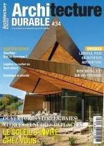 Architecture Durable N°34 – Août-Octobre 2018  [Magazines]