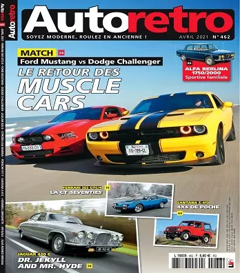 Autoretro N°462 – Avril 2021  [Magazines]