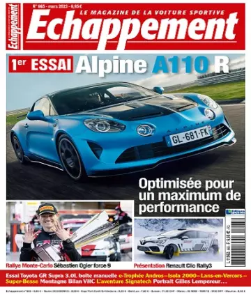 Échappement N°665 – Mars 2023  [Magazines]