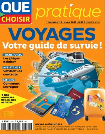 Que Choisir Pratique N°119 – Mars 2019 [Magazines]