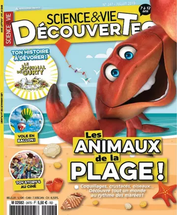 Science et Vie Découvertes N°247 – Juillet 2019 [Magazines]