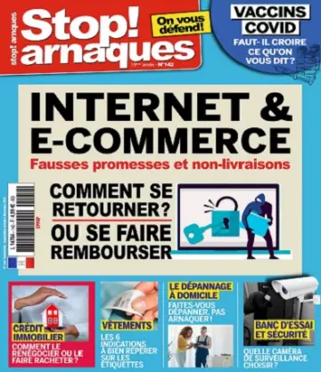 Stop Arnaques N°142 – Septembre-Novembre 2021 [Magazines]