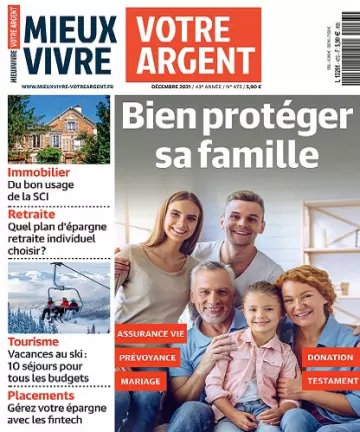 Mieux Vivre Votre Argent N°473 – Décembre 2021 [Magazines]