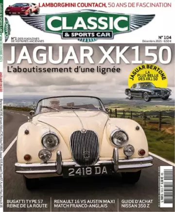 Classic et Sports Car N°104 – Décembre 2021 [Magazines]