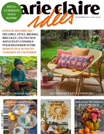 Marie Claire Idées N°158 – Septembre-Octobre 2023 [Magazines]