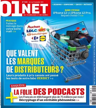 01Net N°940 Du 4 au 24 Novembre 2020 [Magazines]