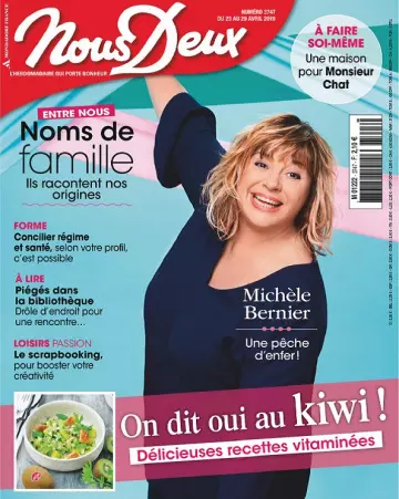 Nous Deux N°3747 Du 23 Avril 2019 [Magazines]