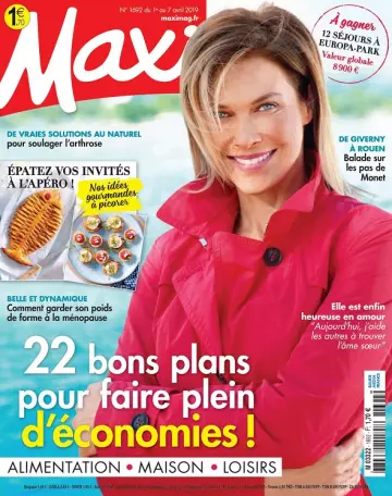 Maxi N°1692 Du 1er au 7 Avril 2019 [Magazines]