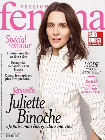 Version Femina N°880 Du 11 Février 2019 [Magazines]