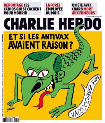 Charlie Hebdo N°1515 Du 4 au 10 Août 2021  [Magazines]