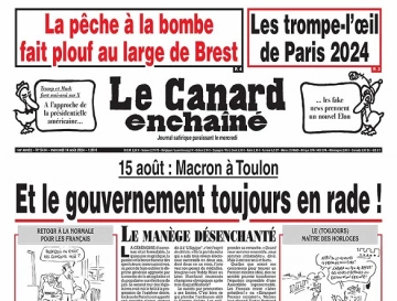 Le Canard Enchaîné du 14 Août 2024 [Journaux]