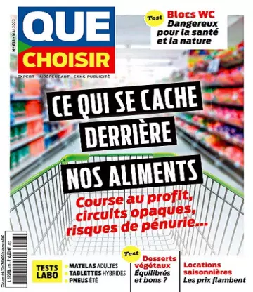 Que Choisir N°613 – Mai 2022 [Magazines]