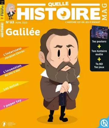 Quelle Histoire Mag N°63 – Avril 2022 [Magazines]