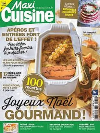 Maxi Cuisine N°161 – Novembre 2022 [Magazines]