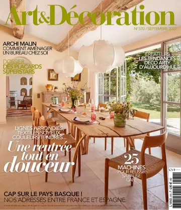 Art et Décoration N°570 – Septembre 2022  [Magazines]