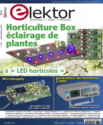 Elektor N°479 – Septembre-Octobre 2019 [Magazines]