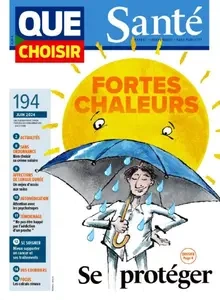 Que Choisir Santé - Juin 2024 [Magazines]