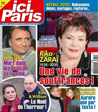 Ici Paris N°3939 Du 30 Décembre 2020 [Magazines]