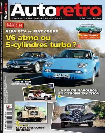 Autoretro N°440 – Avril 2019 [Magazines]