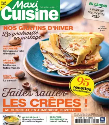 Maxi Cuisine N°162 – Janvier-Février 2023 [Magazines]