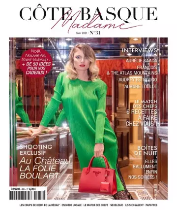 Côte Basque Madame N°31 – Hiver 2021  [Magazines]