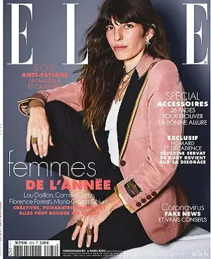 Elle N°3872 Du 6 au 12 Mars 2020 [Magazines]