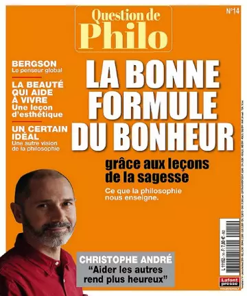 Question De Philosophie N°14 – Juin-Août 2019 [Magazines]