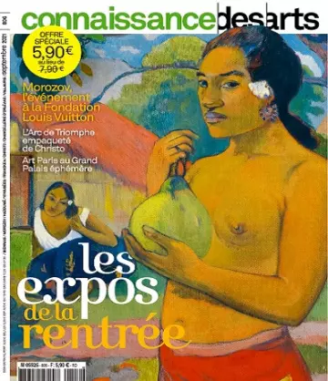 Connaissance Des Arts N°806 – Septembre 2021 [Magazines]