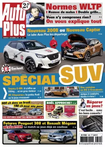 Auto Plus - 6 Décembre 2019 [Magazines]